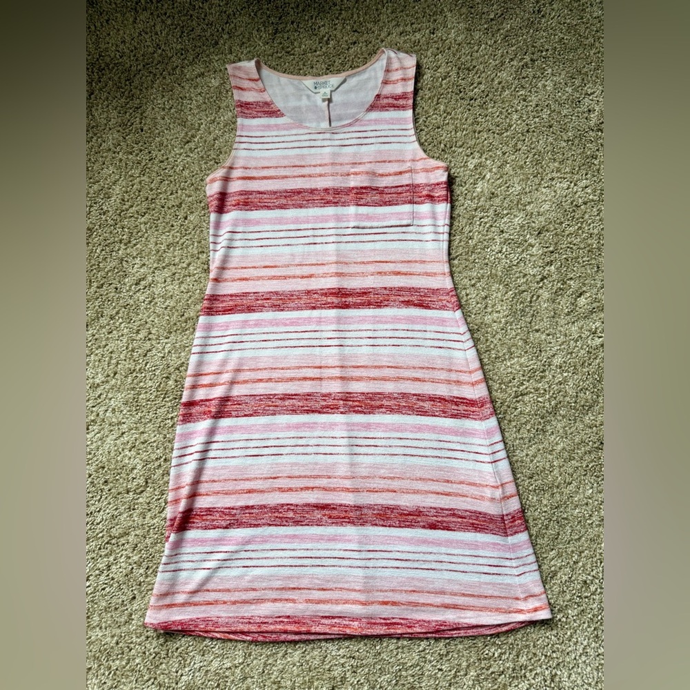 Market & Spruce Striped Knit Dress
